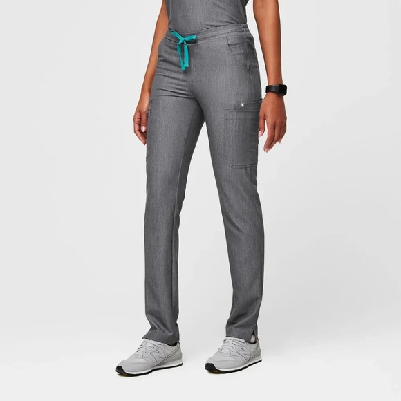 Figs Yola Skinny Scrub Pants, Color Graphite Size S/P - Picture 1 of 16